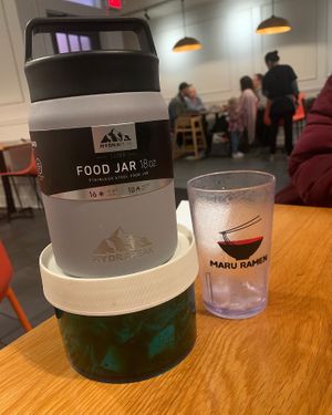 Had leftovers    at Maru Ramen in Ithaca