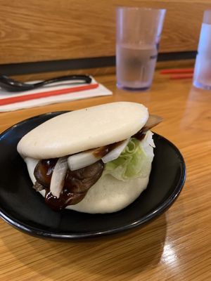 Shiitake mushroom bun  at Maru Ramen in Ithaca