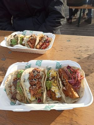 Those tacos!  at The Smoked Vegan in Bristol