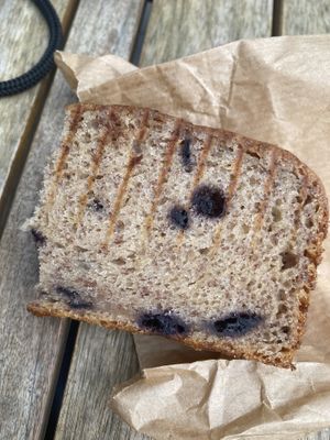 Vegan Blueberry Banana Bread😋  at Kaffeesaurus in Bonn