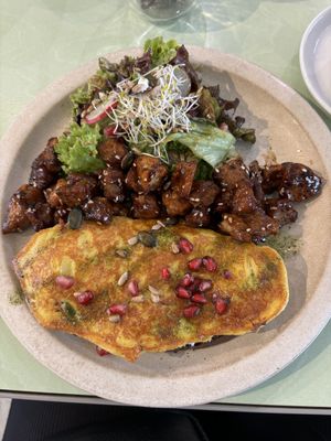 Eggless eggs mit Tofu   at Kaffeesaurus in Bonn