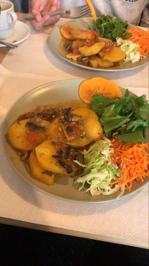 daily menu for 5€  at Fava Mercearia Café in Lagos