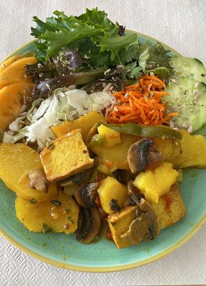 Caldeirada de Tofu at Fava Mercearia Café in Lagos