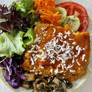 Empadão de Soja at Fava Mercearia Café in Lagos