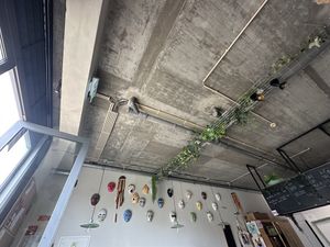 Masks by Artists exhibition getting bigger   at Fava Mercearia Café in Lagos