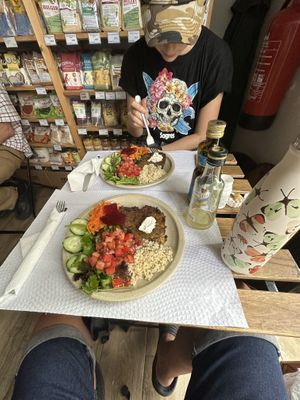 Incredible nutritionally balanced meal   at Fava Mercearia Café in Lagos