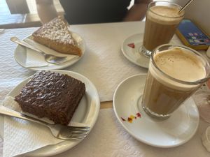 Unreal vegan 🌱 cakes & coffee   at Fava Mercearia Café in Lagos