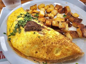 Power Trip Omelet with Just Egg and Beyond Sausage  at Turning Point in Newtown