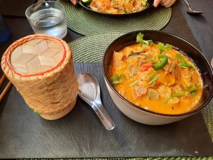 Curri de tofu at Marcalma Thai & Veggie in Lescala