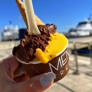 Mango e cioccolato. at Gelateria Meno Tredici in Trapani