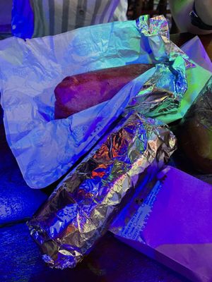   at The Surfin Burrito in Cancun