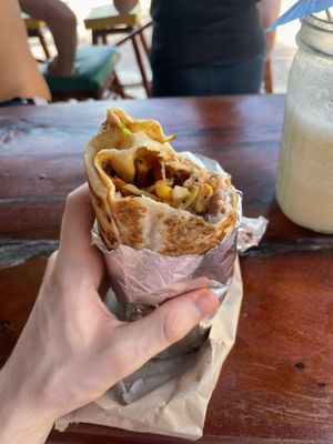 Burrito😋  at The Surfin Burrito in Cancun