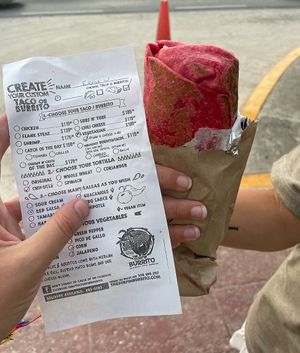   at The Surfin Burrito in Cancun