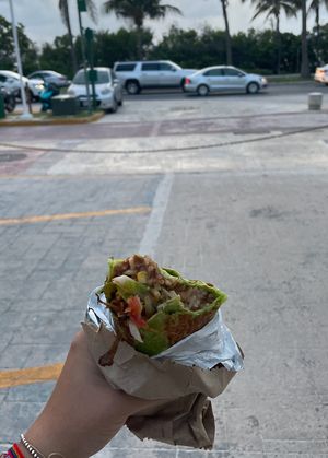   at The Surfin Burrito in Cancun