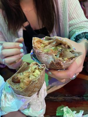 Sooo good, so big   at The Surfin Burrito in Cancun