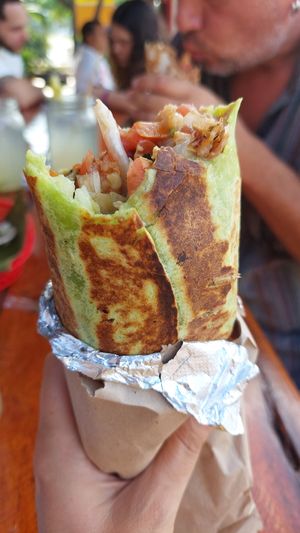 Borrito at The Surfin Burrito in Cancun