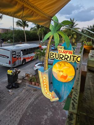  at The Surfin Burrito in Cancun
