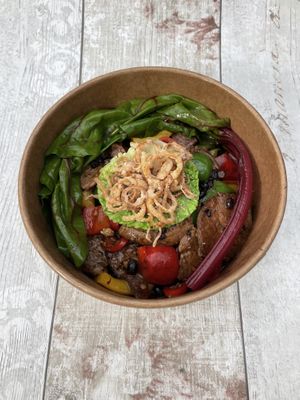 Premium Vegan Beef in Black bean Sauce  at Cheungs Vegan Kitchen in Bristol