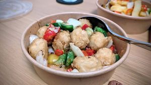 Popcorn Tofu at Cheungs Vegan Kitchen in Bristol