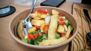 Dippa chippa at Cheungs Vegan Kitchen in Bristol