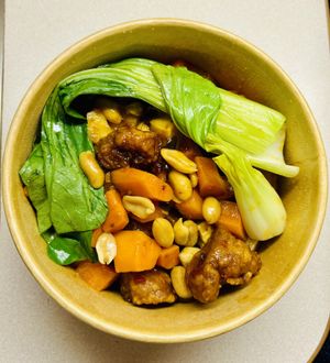 Premium kung po chick’n  at Cheungs Vegan Kitchen in Bristol