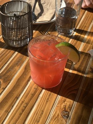 Blood Orange Margarita at Barrio in Seattle