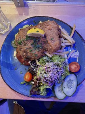 Schnitzel at Max Pett in Munich