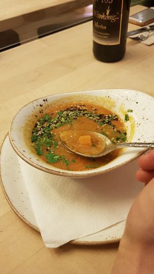 Lentil dal at Max Pett in Munich