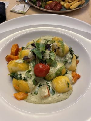 Pumpkin gnocchi at Max Pett in Munich