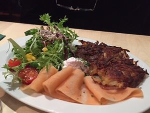 Amazing vegan 'smoked salmon.' Absolutely delicious  at Max Pett in Munich
