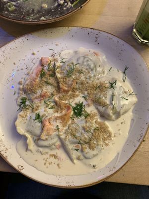 “Salmon” pasta   at Max Pett in Munich