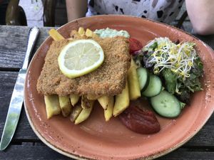 Schnitzel!!  at Max Pett in Munich