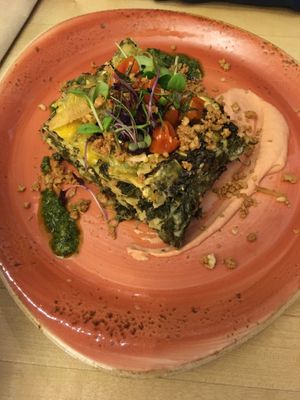Vegane Spinatlasagne  at Max Pett in Munich