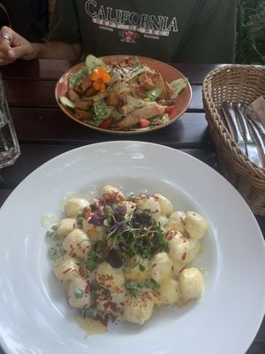 Cesar salad and Gnocchi   at Max Pett in Munich