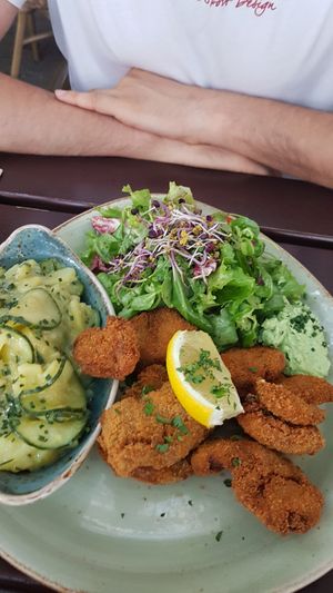 Wiener schnitzel at Max Pett in Munich