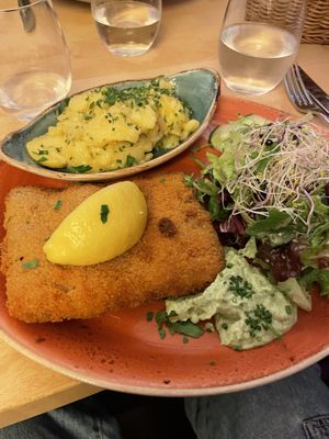 Wiener Schnitzel  at Max Pett in Munich