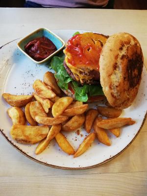 Beyond burger  at Max Pett in Munich