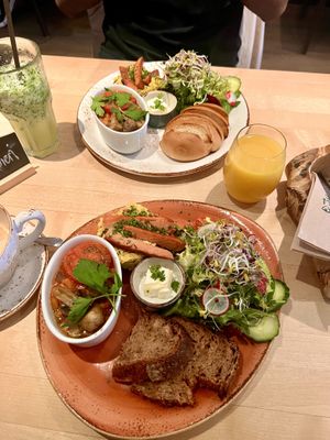 English breakfast regular & GF  at Max Pett in Munich