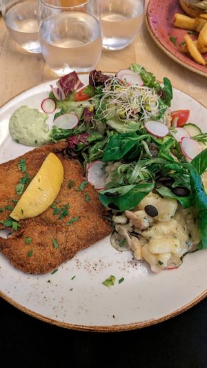 Schnitzel at Max Pett in Munich