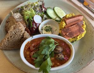 English breakfastt  at Max Pett in Munich