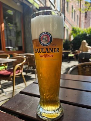 alcohol free wheat beer at Max Pett in Munich