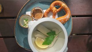 Bavarian breakfast at Max Pett in Munich