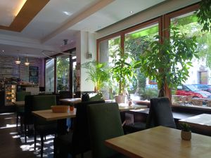 Seating area at Max Pett in Munich