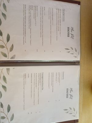 Menu 2/5 at Max Pett in Munich