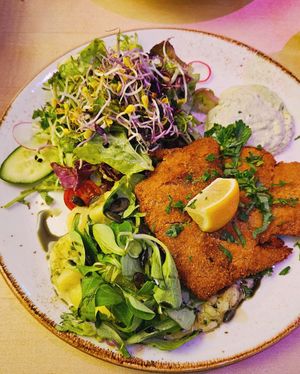 The Schnitzel. at Max Pett in Munich