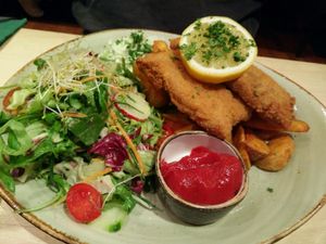 Schnitzel at Max Pett in Munich