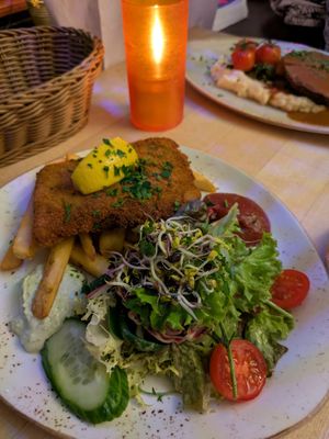 Soy Schnitzel at Max Pett in Munich