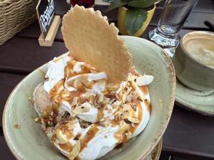 crunchy ice cream cup  at Max Pett in Munich