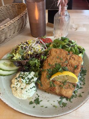 Vegan Soy Schnitzel   at Max Pett in Munich