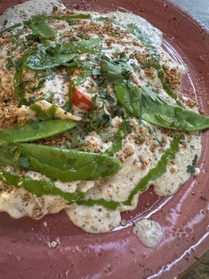 Wild garlic ravioli   at Max Pett in Munich